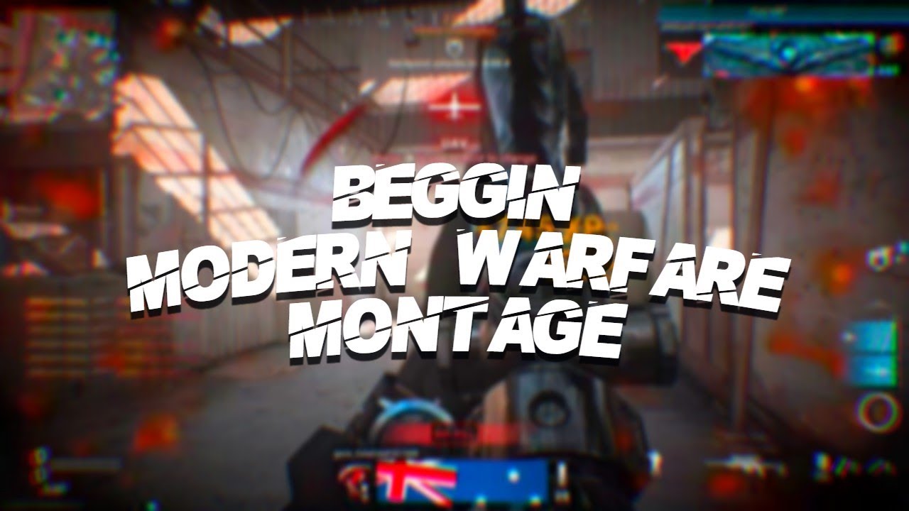 "BEGGIN" Modern Warfare Sniping Montage!