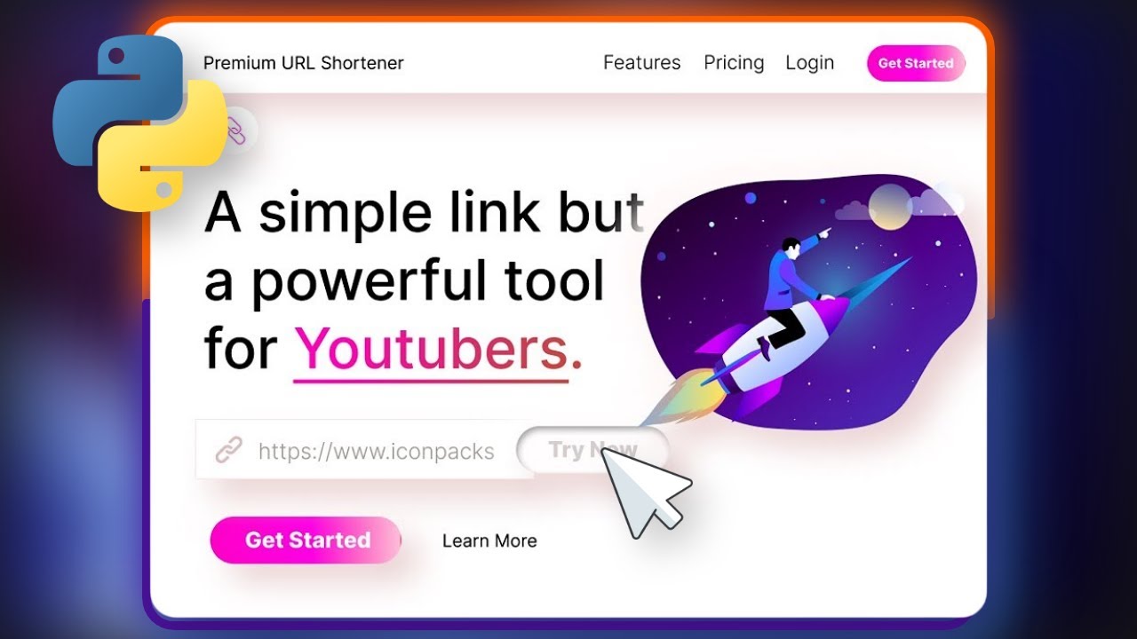 make a url shortener in python tkinter tutorial
