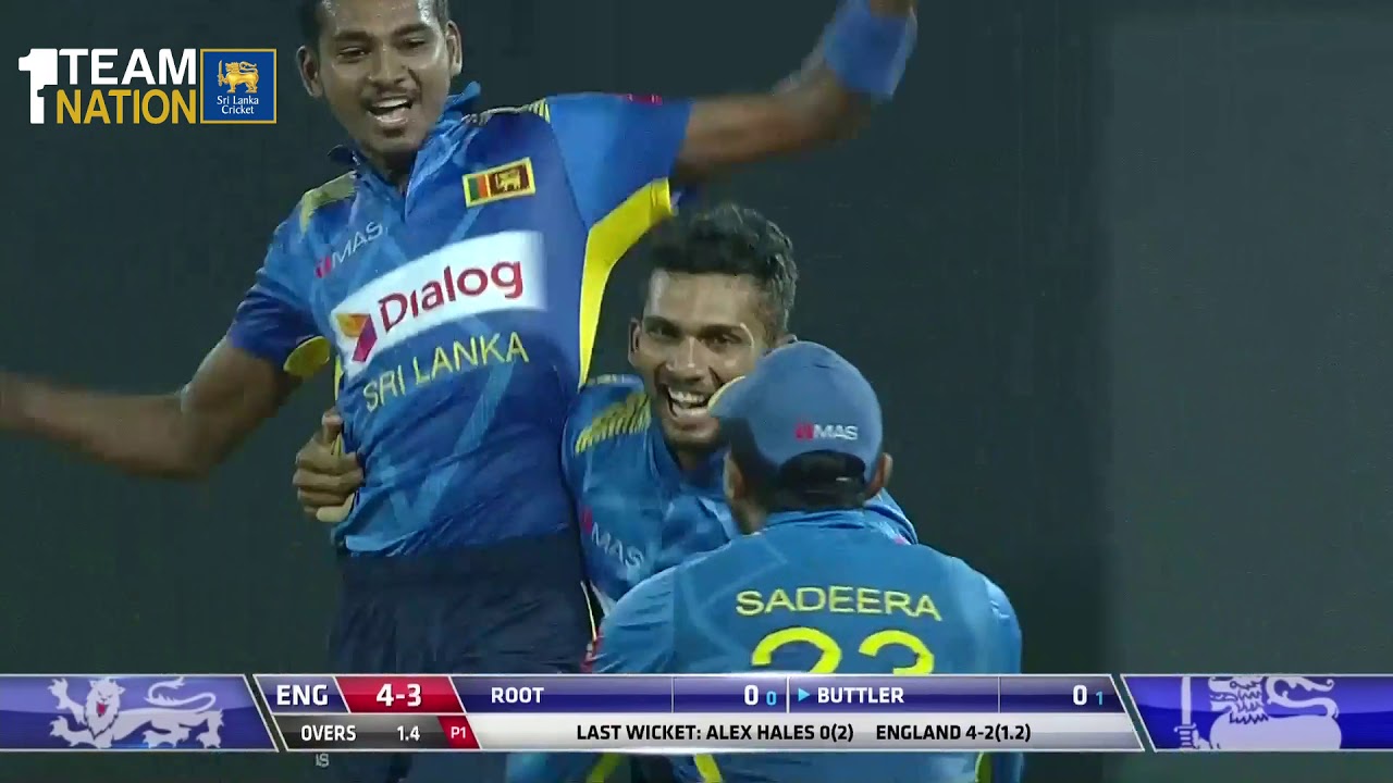 Sri Lanka beat England by 219 runs - 5th ODI Highlights