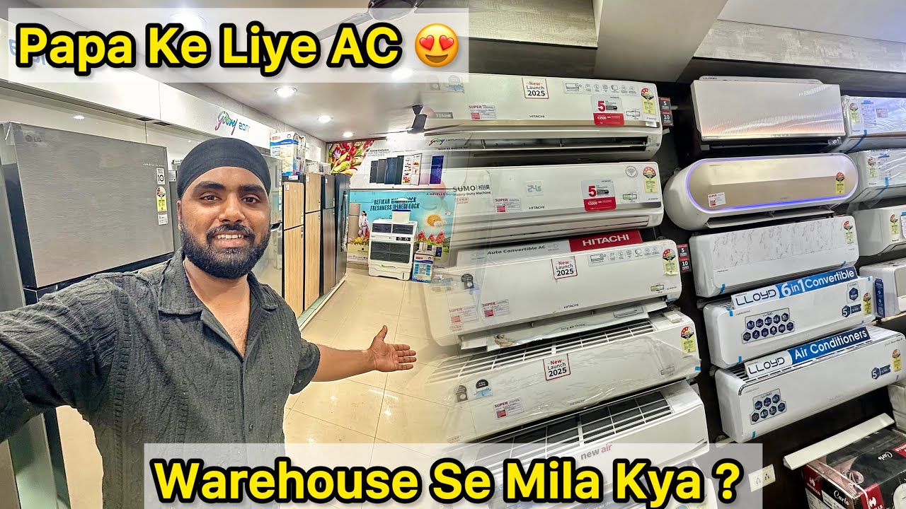 Papa Ke Liye New AC 😍 Warehouse Se Le Aaye 🤑