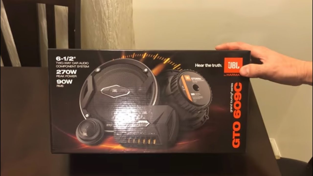 Unboxing JBL GTO 609C  Car Speakers