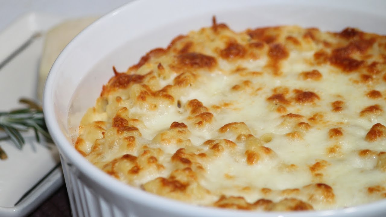 Como hacer macarrones con queso al horno