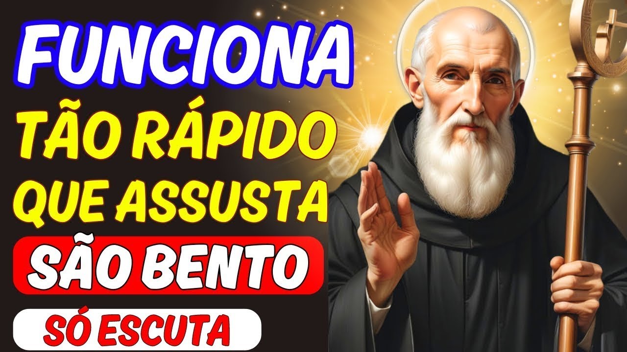 🛑ORAÇAO CONTRA INIMIGOS, PRAGAS, INVEJA, ATRAI PROSPERIDADE, ABUNDÂNCIA E CURA. SÃO BENTO