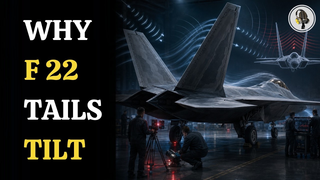 Why the F 22 Uses Angled Tail Fins for Stealth | WION Podcast