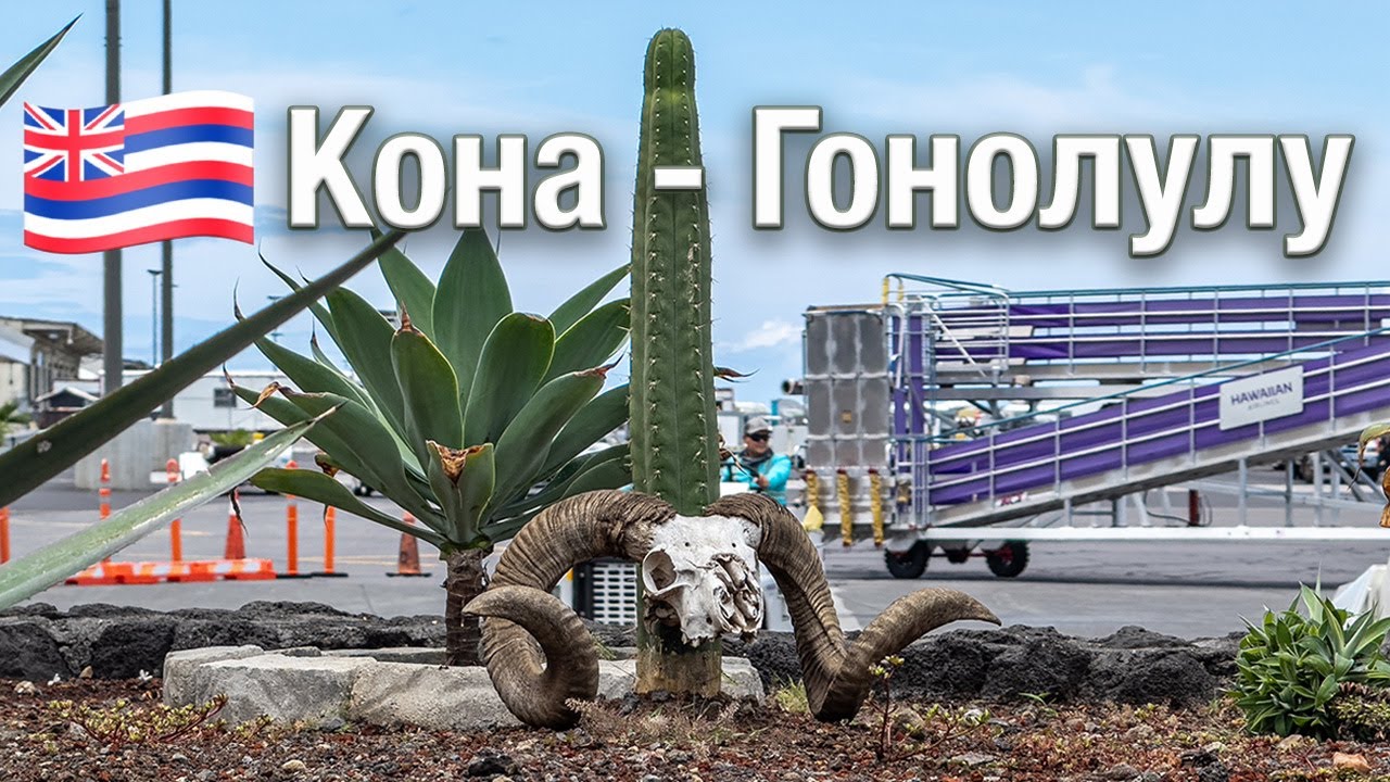 Япония 2025-06 ч1: Гавайские аэропорты - Кона и Гонолулу