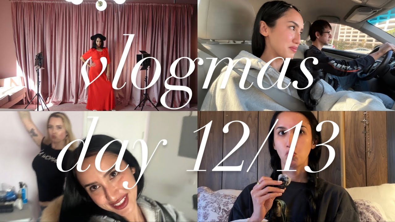 ☆VLOGMAS Day 12/13☆ Modeling in Los Angeles, I bought a new microphone, Unboxing Gifts 