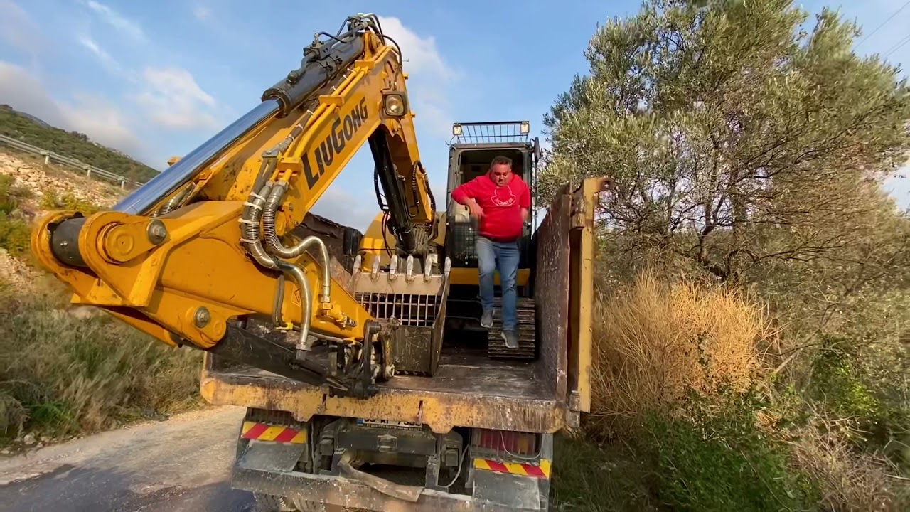 9 Tonluk Ekskavatörü Bmc Dev Fatih 280 Kamyona Yükleme ve İndirme