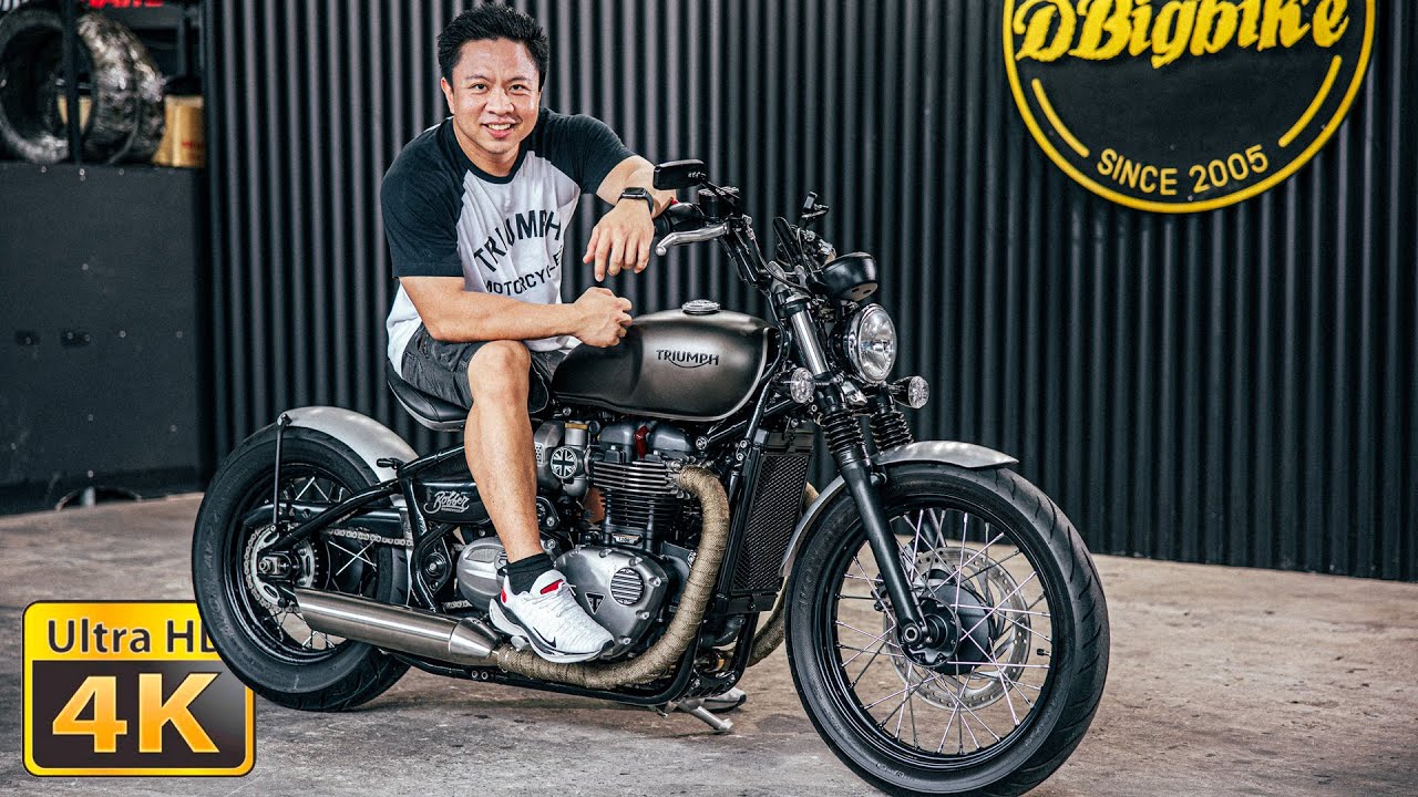 พาชม Triumph Bonneville BOBBER ทรงนี้ 3xx,xxxB.-