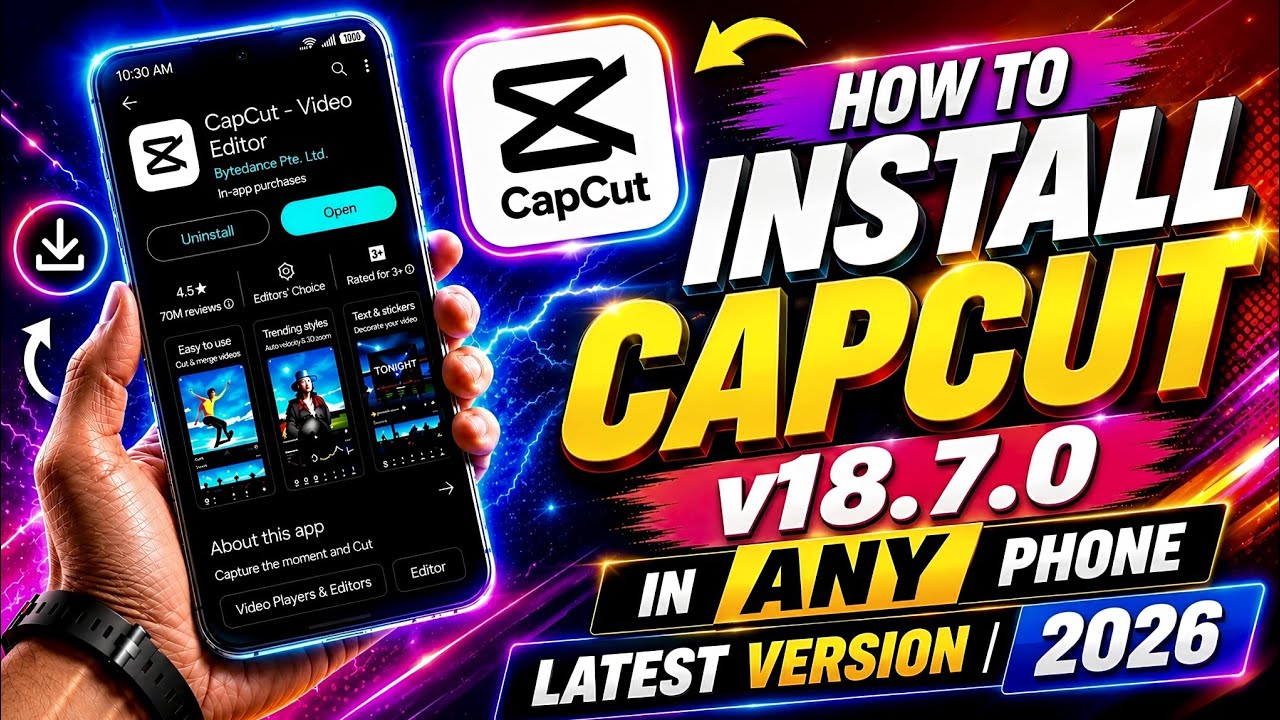 How To Download Capcut v18.7.0 | How To Download Capcut | Capcut Latest 2026