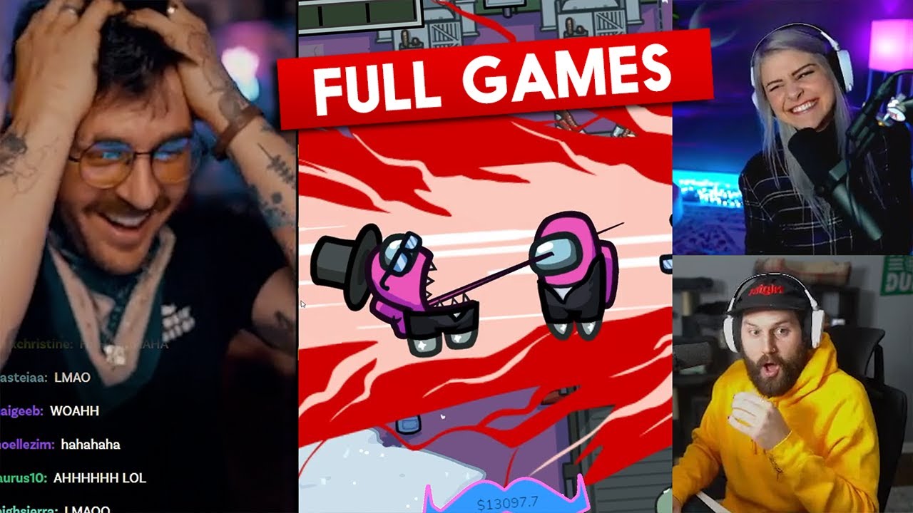 julien gets taken out by julien - Among Us FULL GAMES