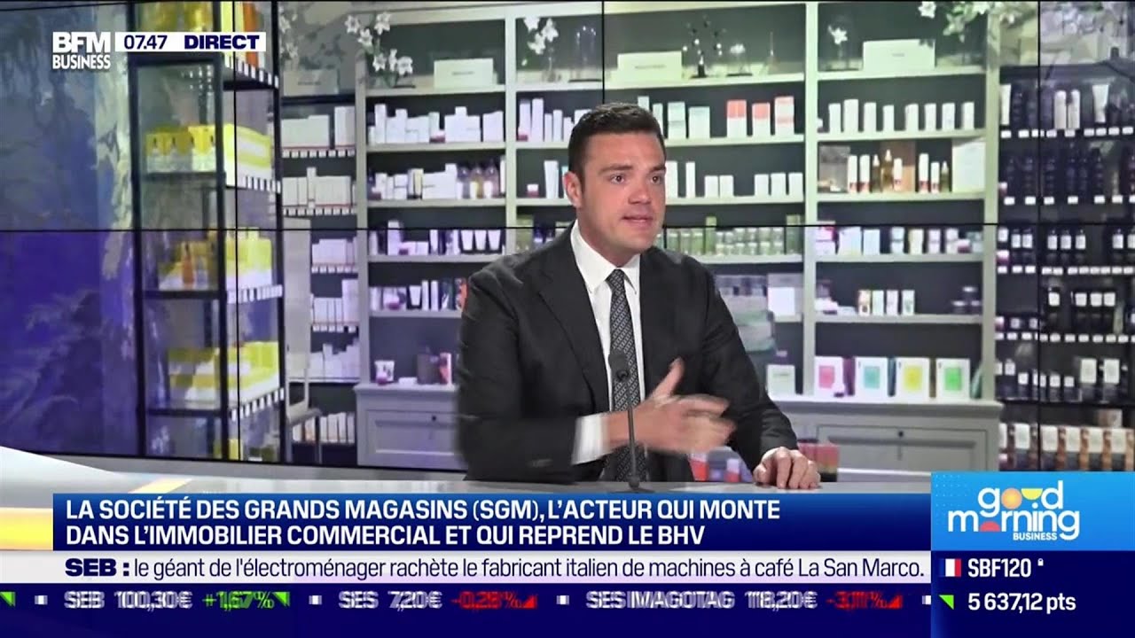 Frédéric Merlin (SGM) : La jeune foncière SGM rachète le BHV aux Galeries Lafayette