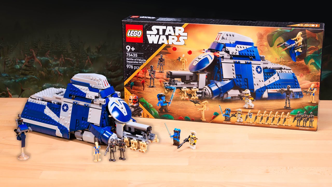 LEGO Star Wars Battle of Felucia Separatist MTT REVIEW | Set 75435