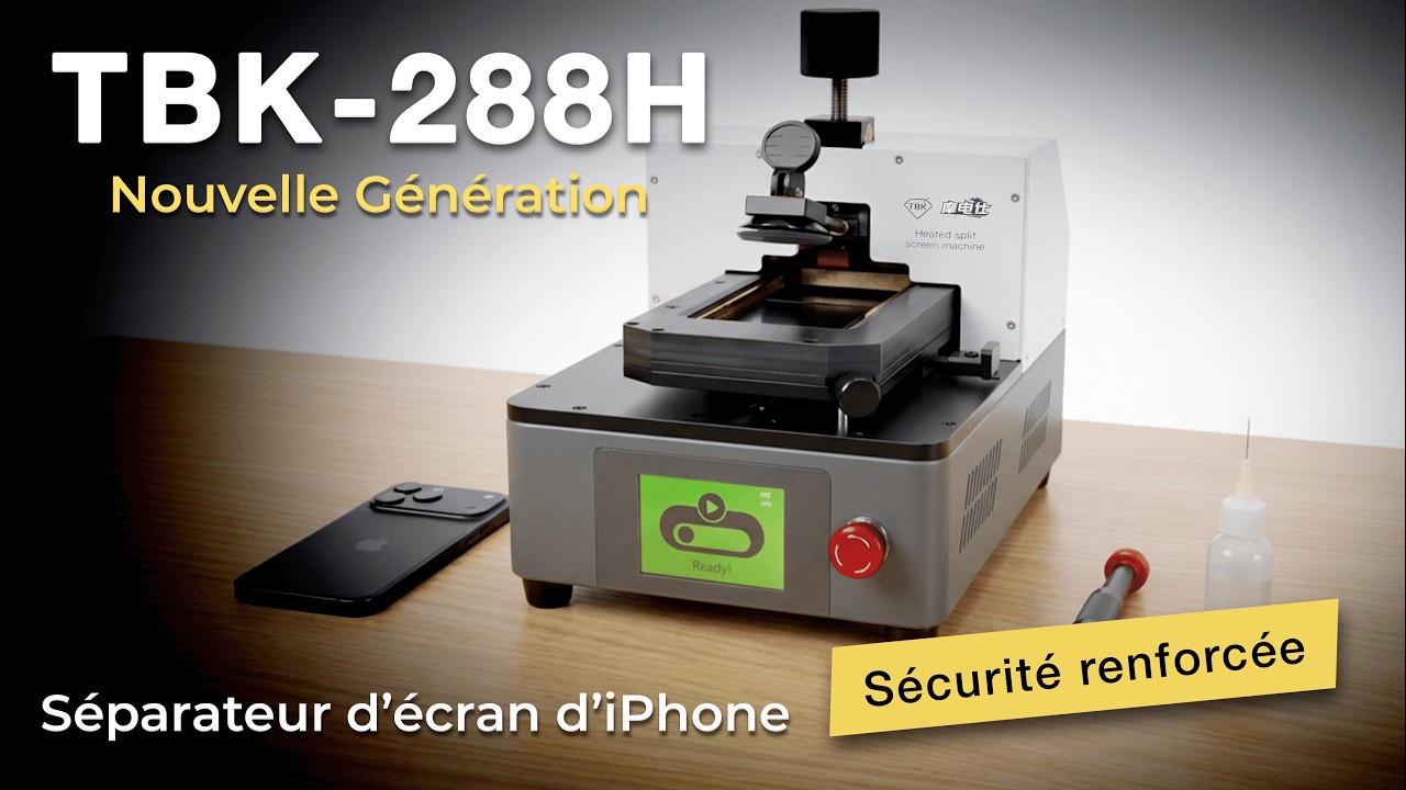 🔧 Machine de séparation d’écran iPhone TBK 288H – Démonstration complète