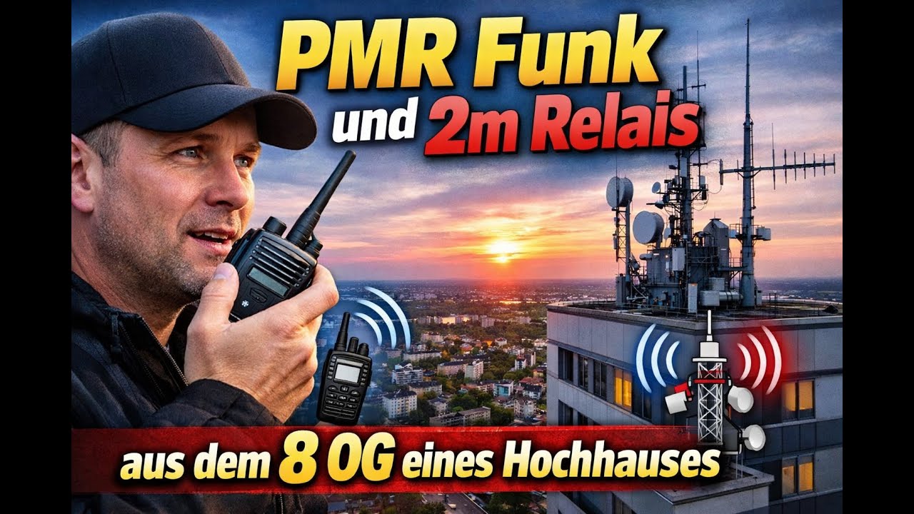 PMR Funk Livestream incl 2m Relais