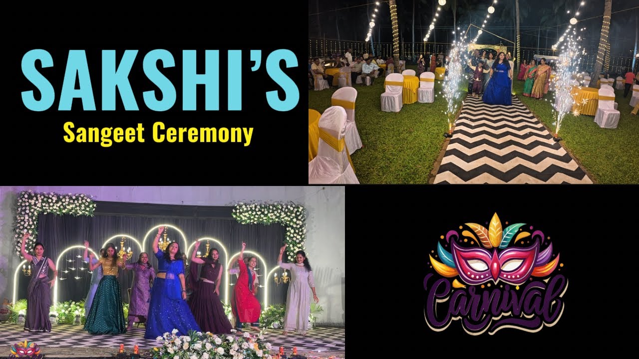 SAKSHI’S SANGEETH CeremonyVibe💫Full EvenPlanning By Us💥