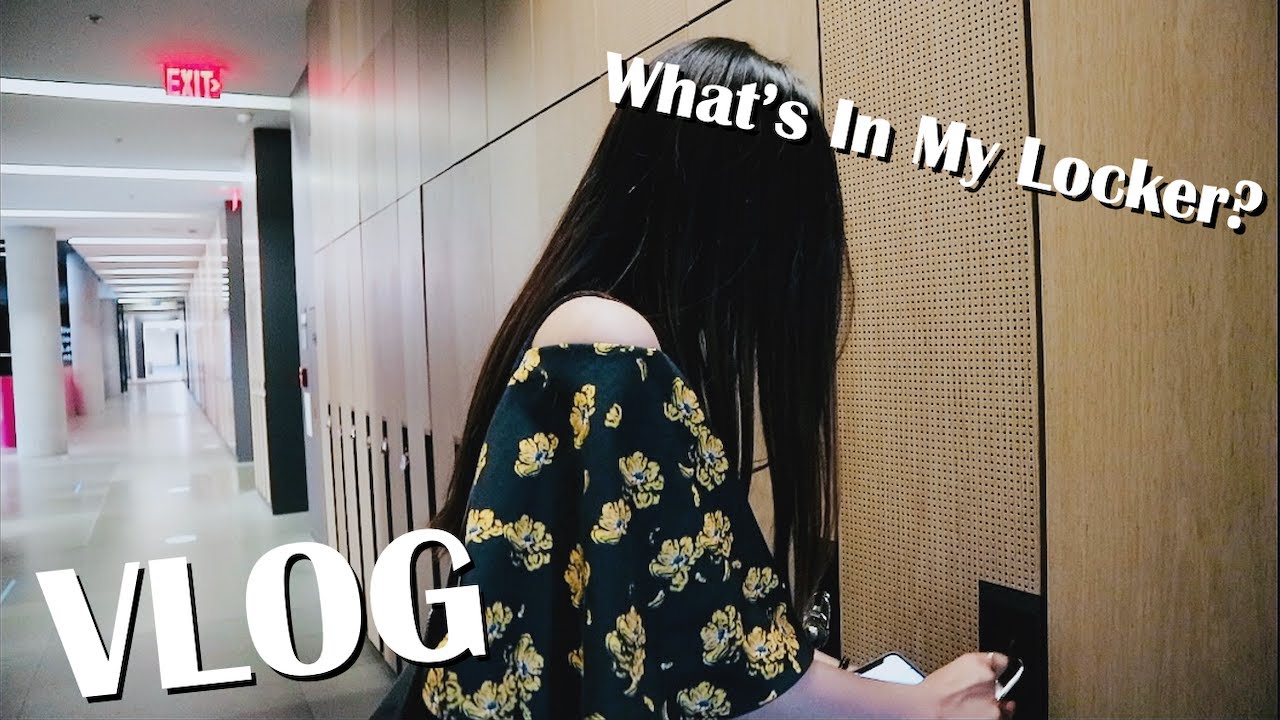 全英文vlog | 開箱我的學校置物櫃有什麼