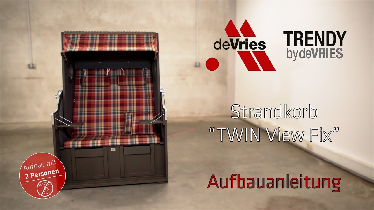 Aufbaunanleitung Strandkorb TWIN View