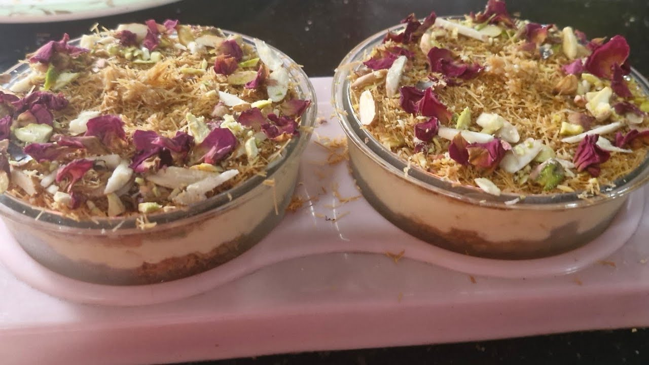 క్రీమీ కస్టర్డ్ కునాఫా||custard  kunaffa  recipe in telugu ||