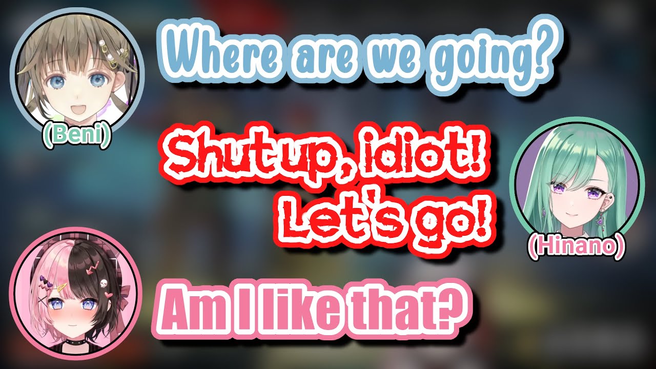 Hinano, Lisa, and Beni Try Imitating Each Other [VSPO]