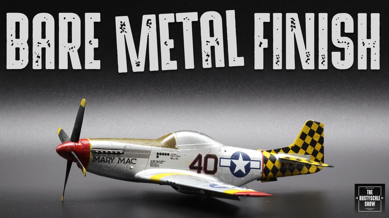 PAINTING MODEL KITS: NATURAL METAL FINISH - Brandnew Eduard, P-51D MUSTANG, 1/72 scale