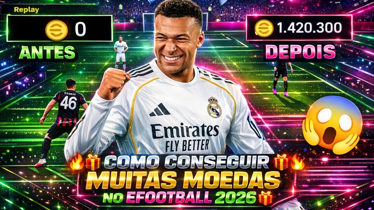 COMO TER MUITAS MOEDAS NO EFOOTBALL 2026 MÉTODO INFALÍVEL!!