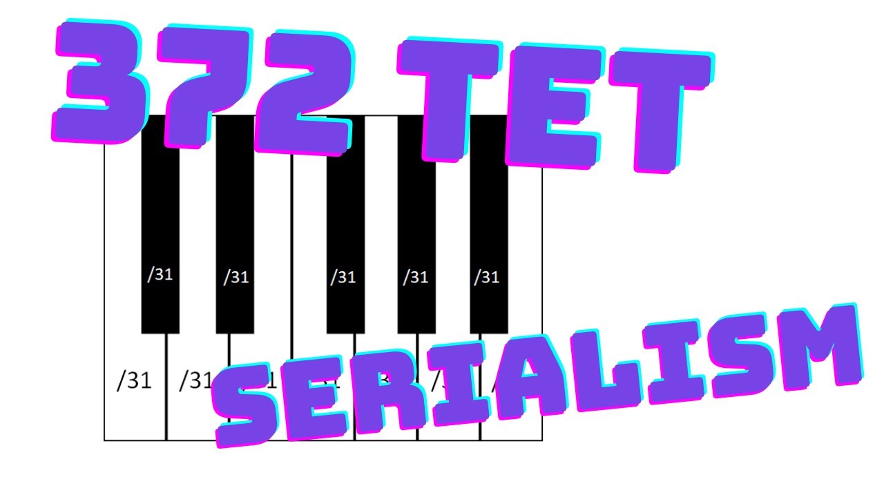 Groovy Serialism in 372 tone equal temperament