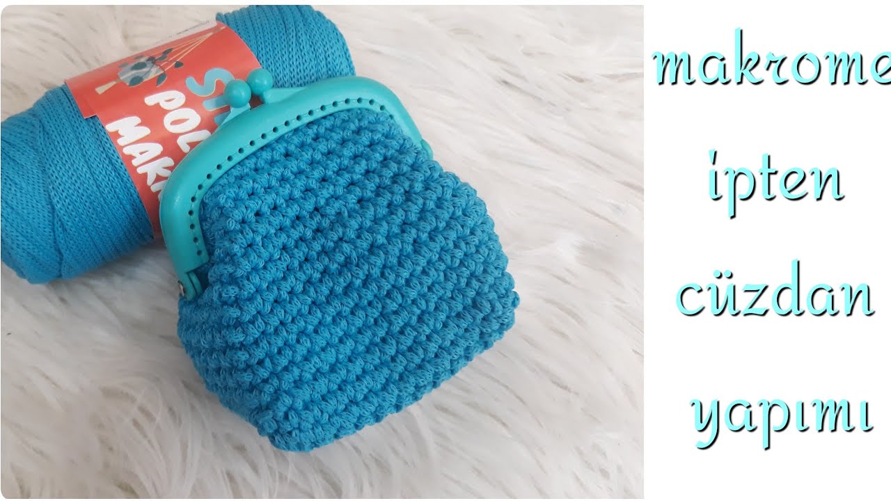 MAKROME İPTEN CÜZDAN YAPIMI / MAKROME CÜZDAN #KOLAY #CÜZDAN #ÇANTA #MAKROME