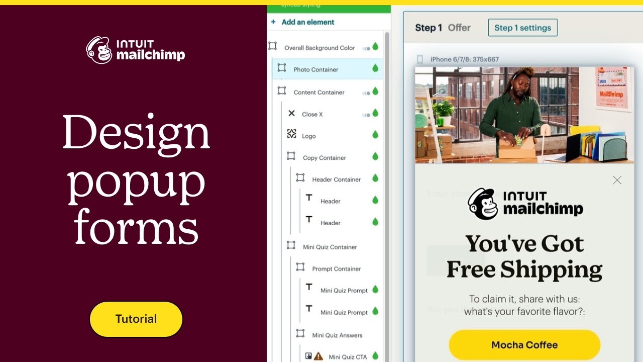 How to Design & Style Popup Forms in Mailchimp