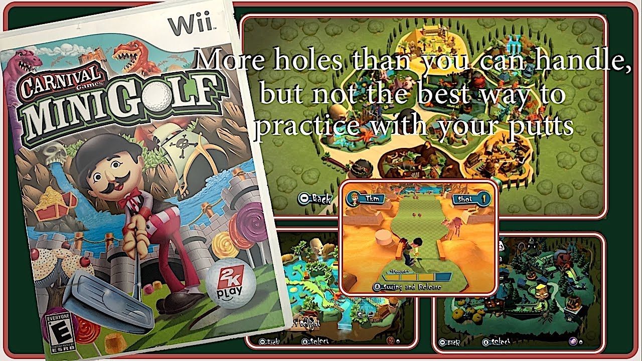 Carnival Games Mini Golf 2008 by Cat Daddy and 2K Play on the Nintendo Wii - Every Hole Opened