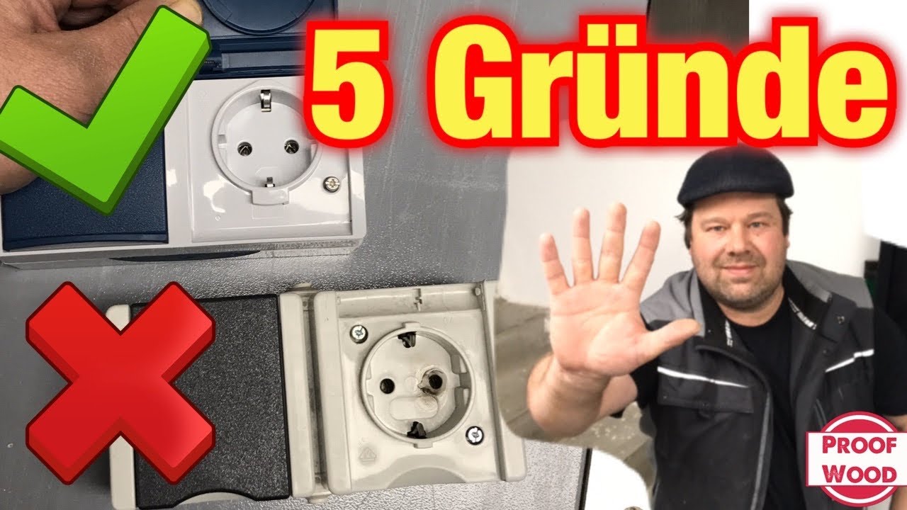 Baumarkt oder Marke? 5 Gr&uuml;nde sind entscheidend ! Steckdose ! Proofwood