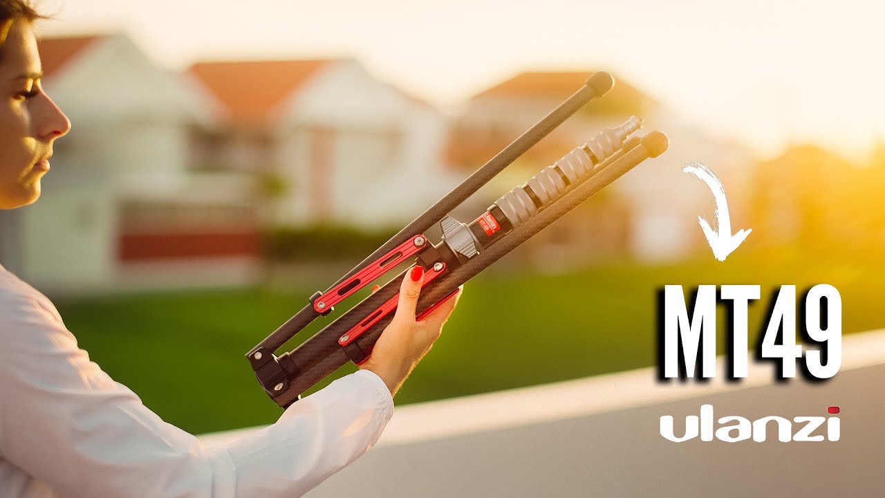 Um tripé descente para sua iluminação de LED - Review ULANZI MT49 - Fibra de carbono