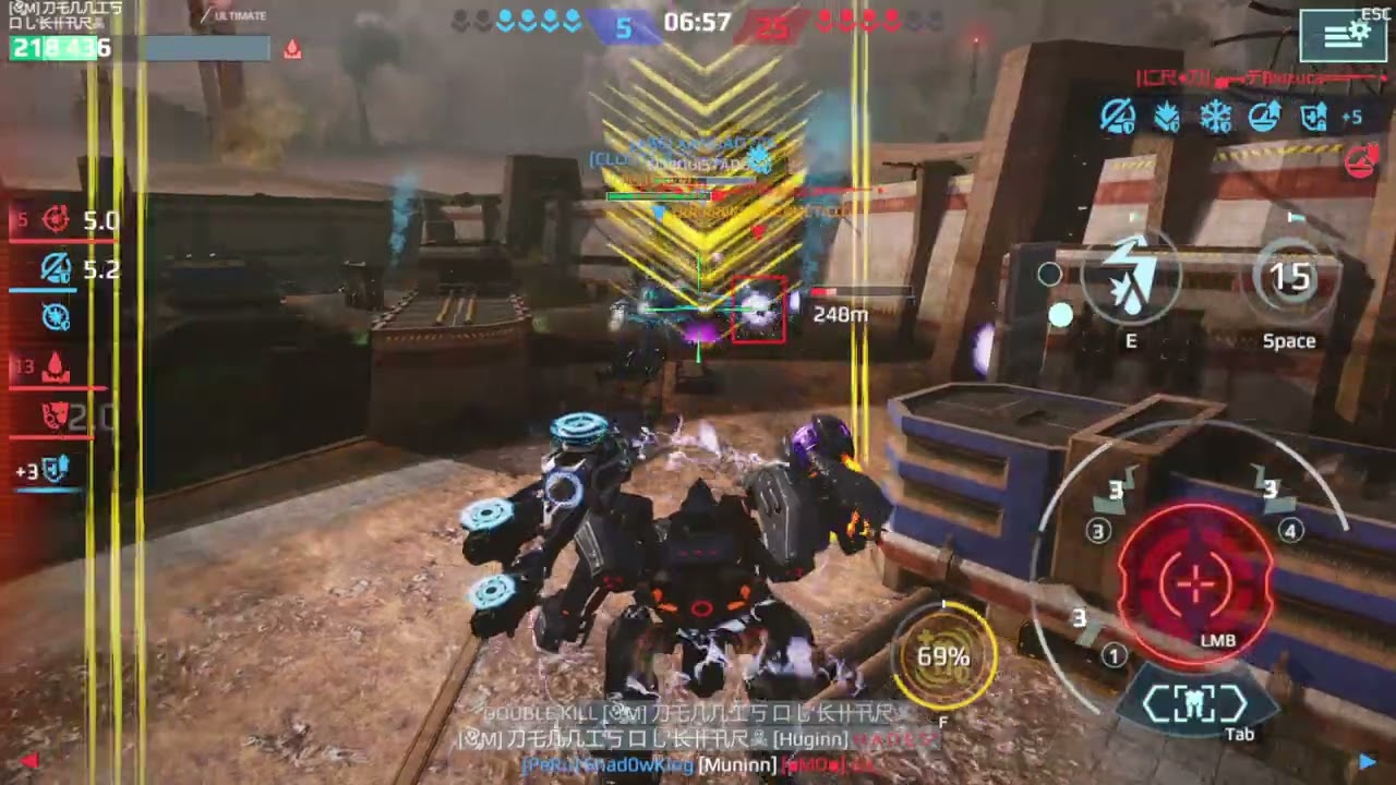 WAR ROBOTS - SQUAD OF 4 HACKERS, ONE WITH ULTIMATE LANCELOT