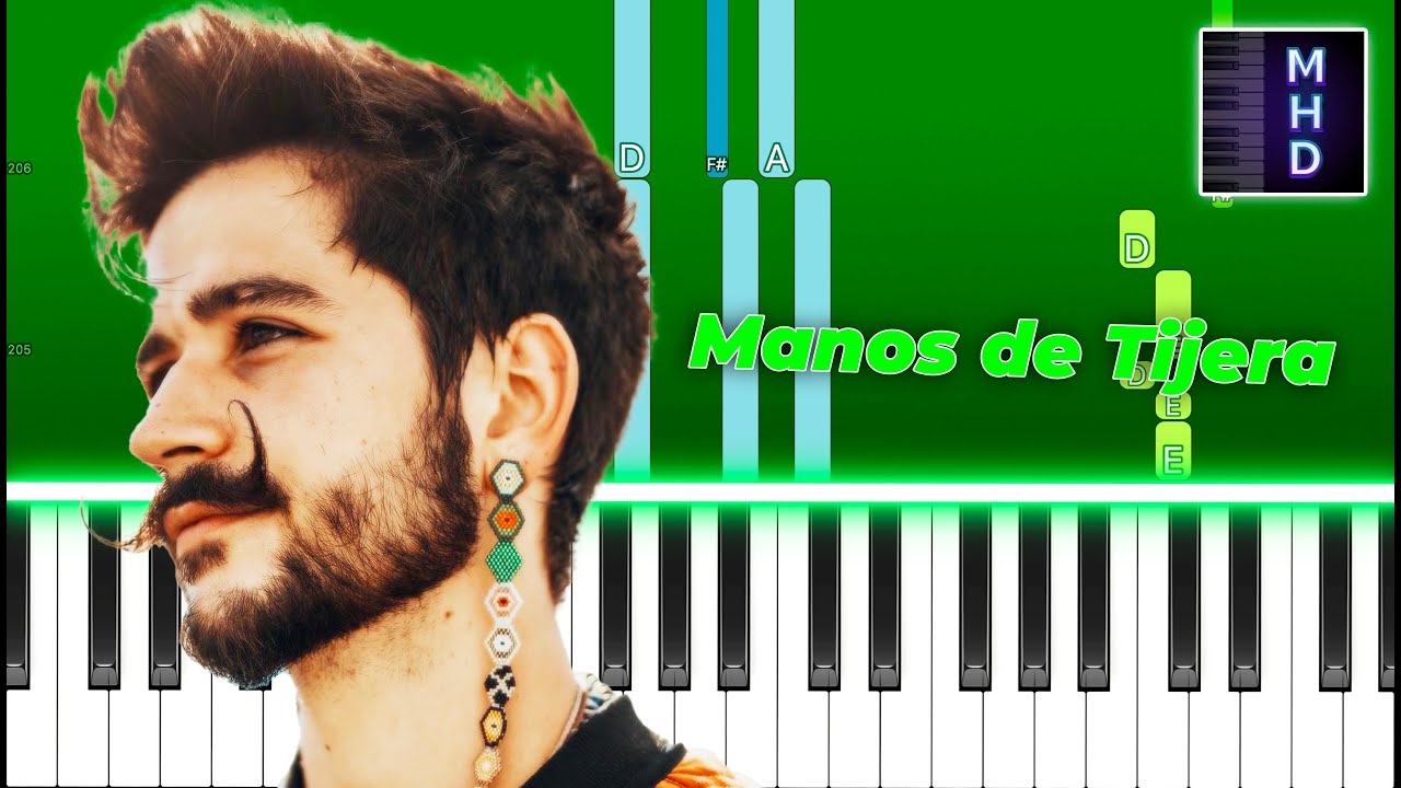 Camilo - Manos de Tijera (Piano Tutorial Easy)