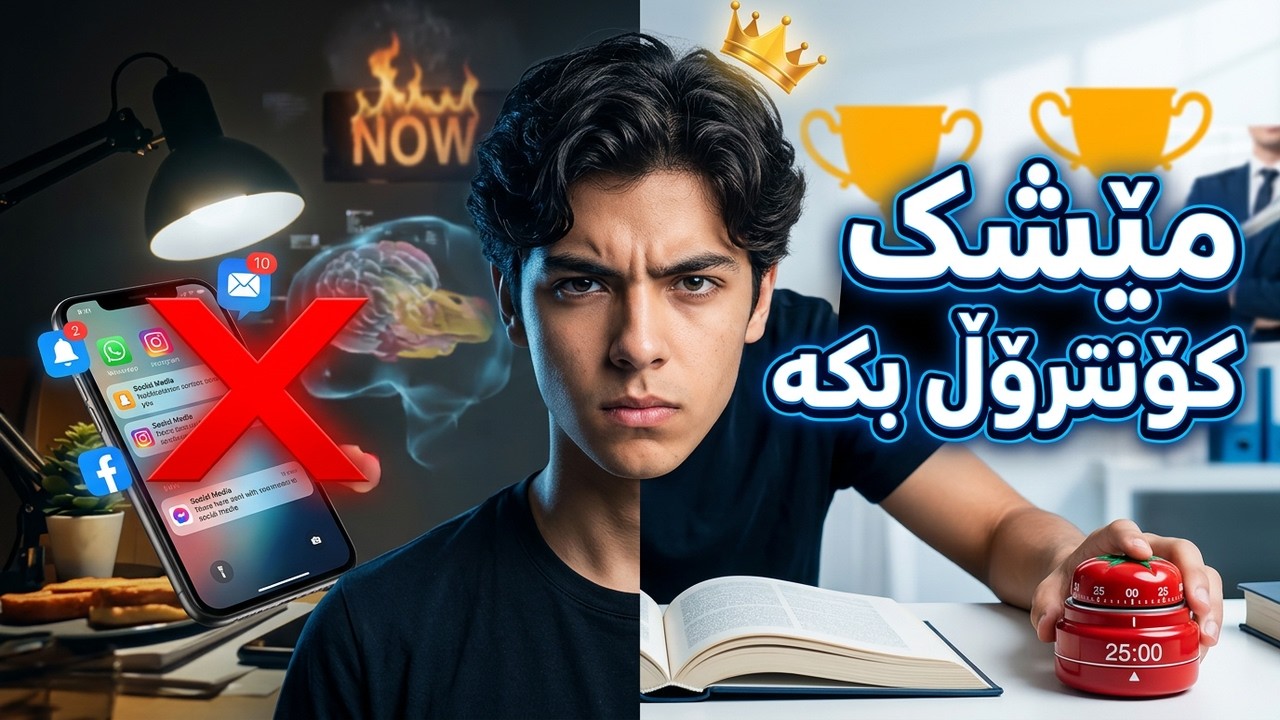 سیستەمی پاداشت😊 سزا😒:چۆن مێشکت کۆنترۆڵ بکەیت لە ٢٥ خولەکدا!🕒 تەکنیکی پۆمۆدۆرۆ  