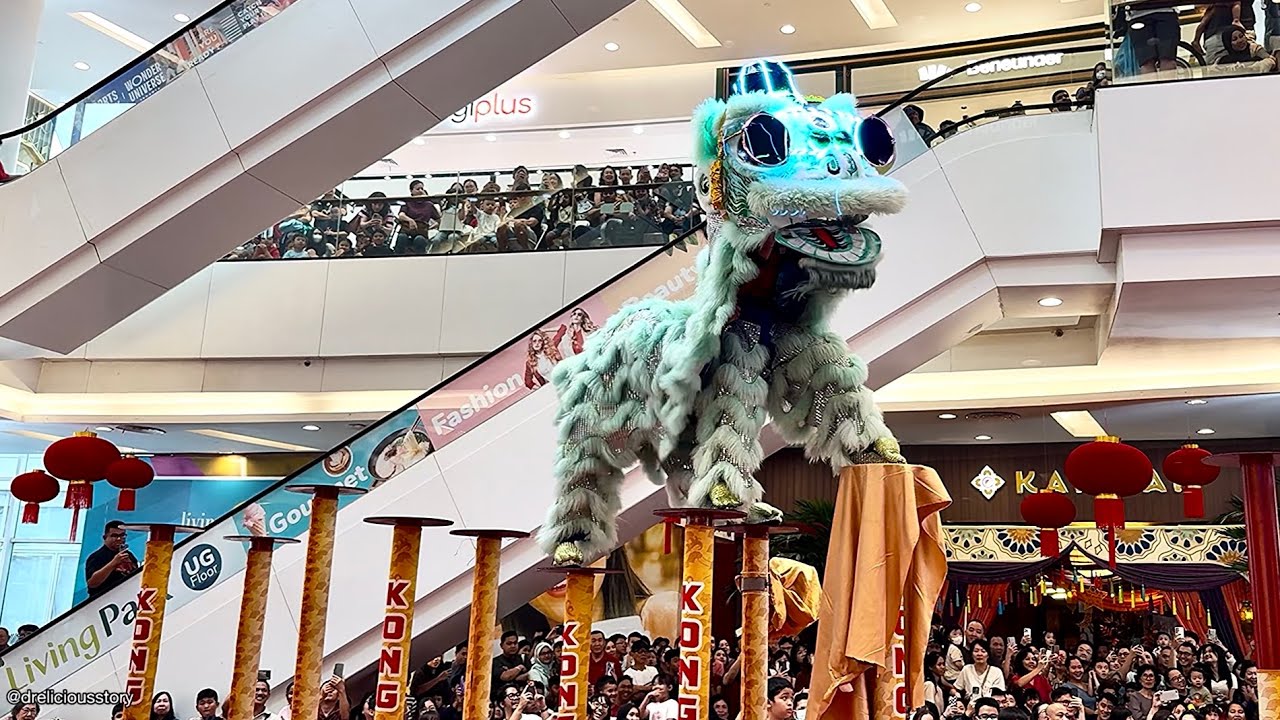 🇮🇩  KONG HA HONG LION DANCE BARONGSAI CNY IMLEK 2026 @ Living World Alam Sutera Banten Indonesia