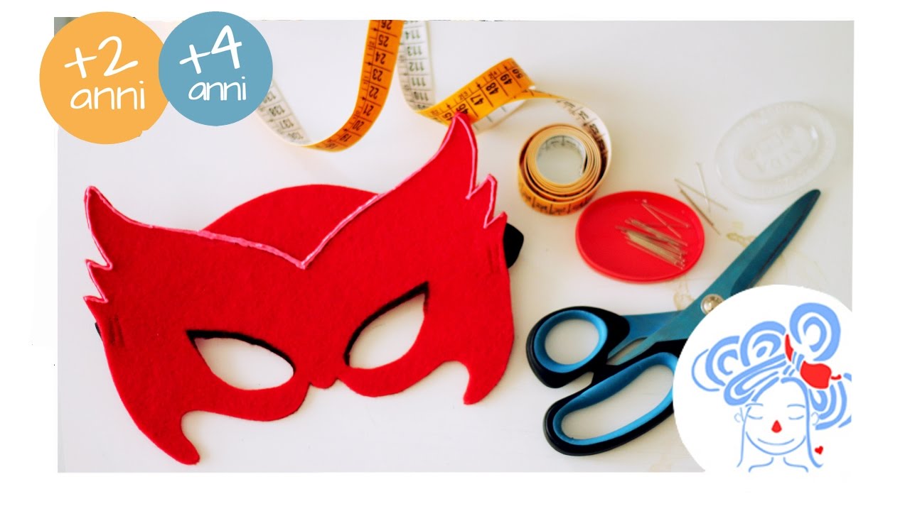 Owlette Mask - Mascherina di Gufetta - TUTORIAL