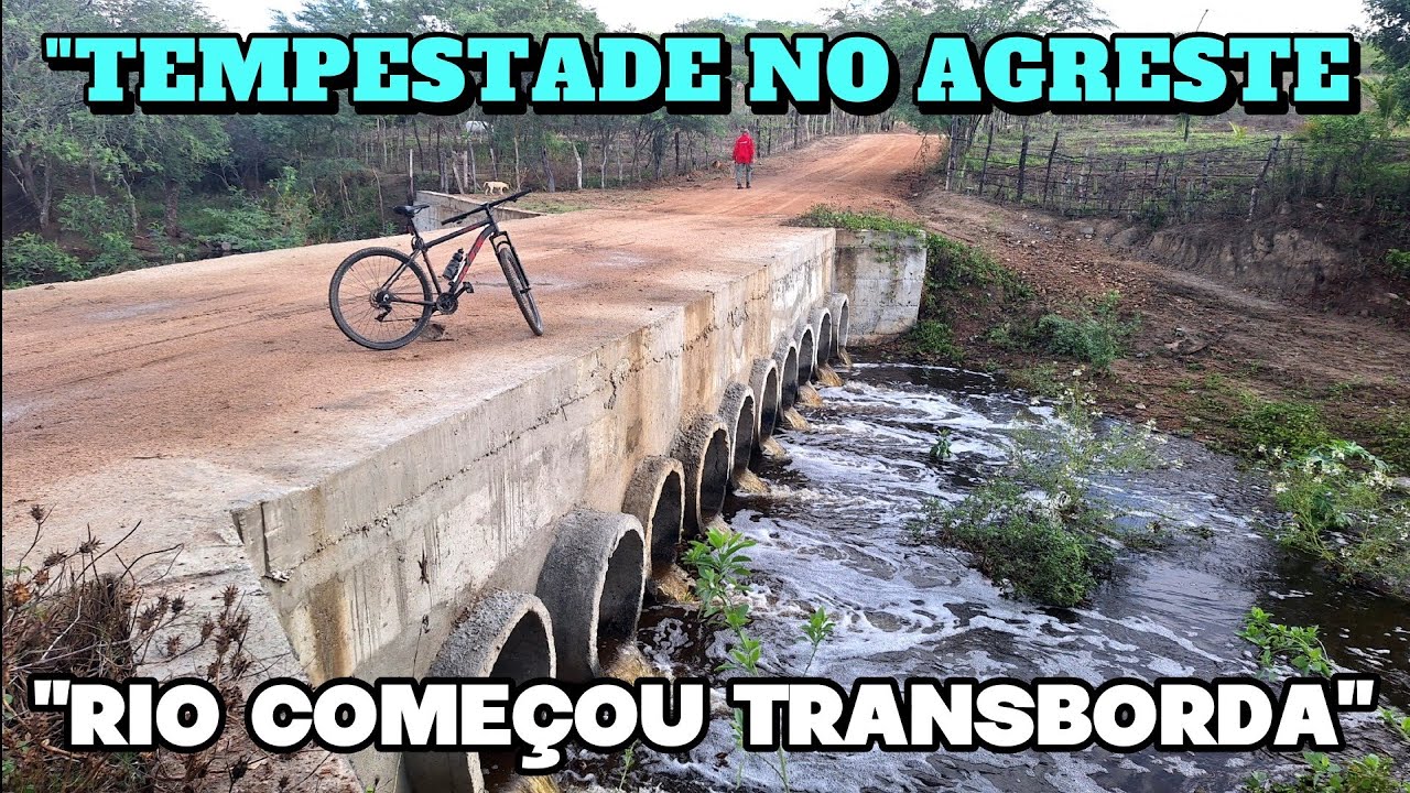 Situação do  Rio ipojuca  DEPOIS  das fortes chuvas Em Belo JARDIM-PE 