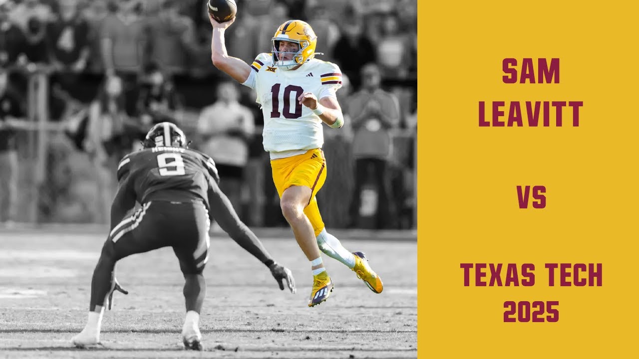 Sam Leavitt vs Texas Tech 2025