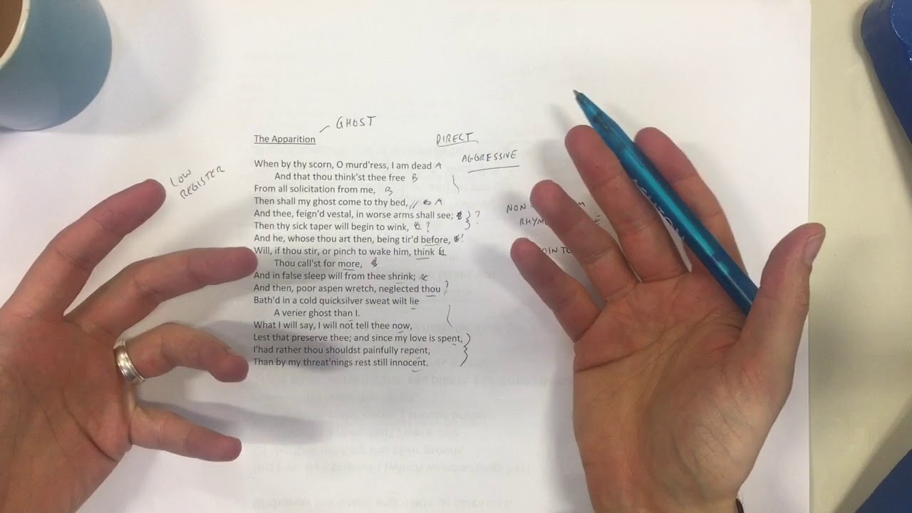 The Apparition, Donne - Metaphysical Poetry