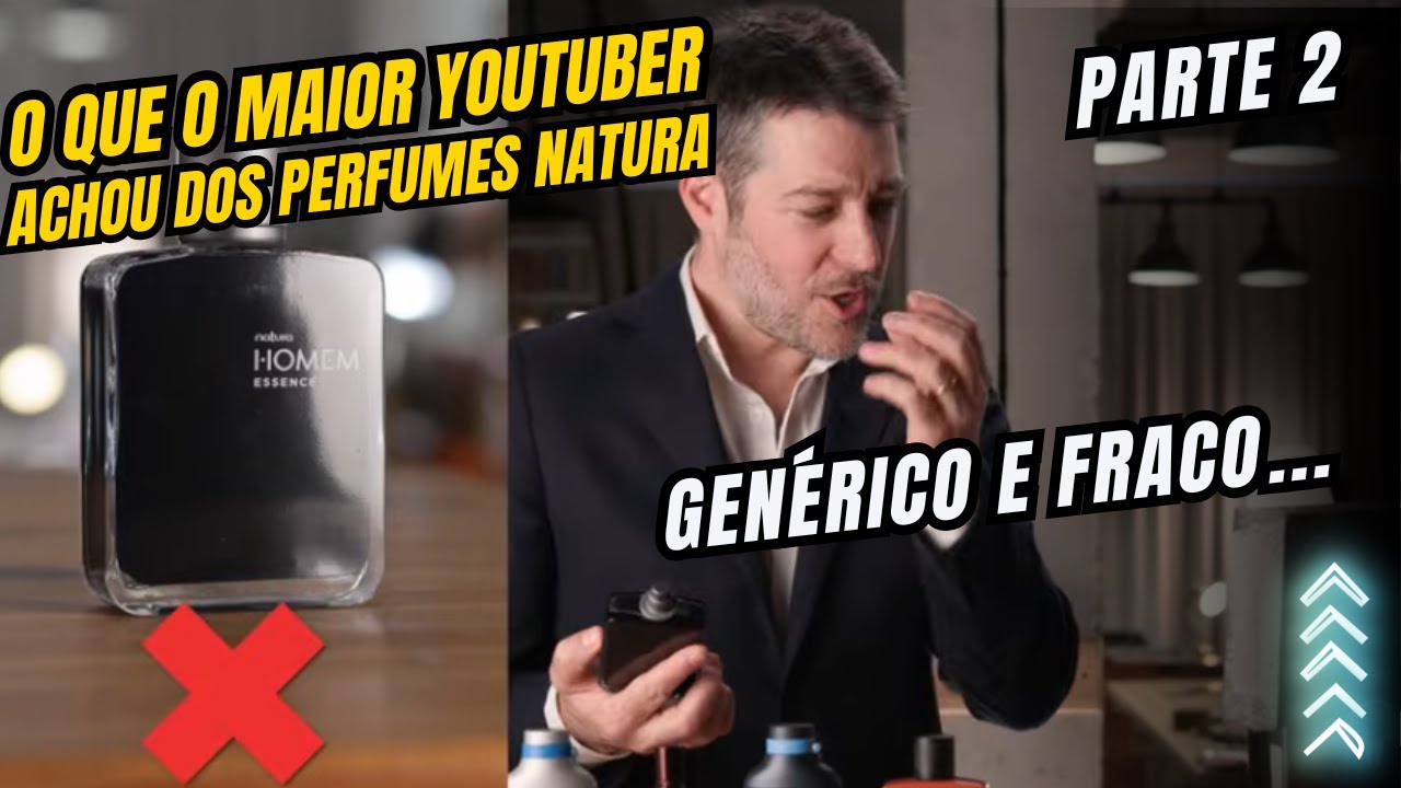 Parte 2 - O que o Maior Youtuber do Mundo Disse Sobre Os Perfumes Natura #react   Andrés Croxatto
