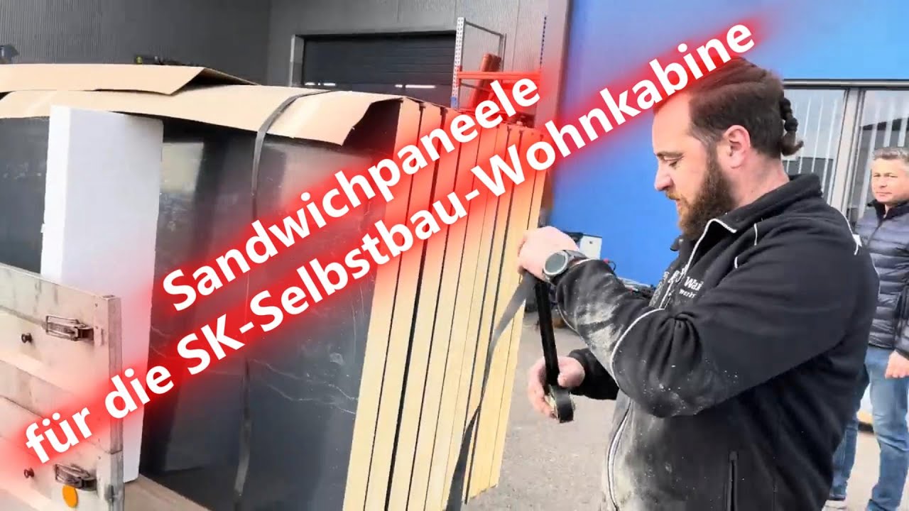 Sandwichpaneele f&uuml;r die SK-Selbstbau-Wohnkabine von Wolf&lsquo;s Adventure