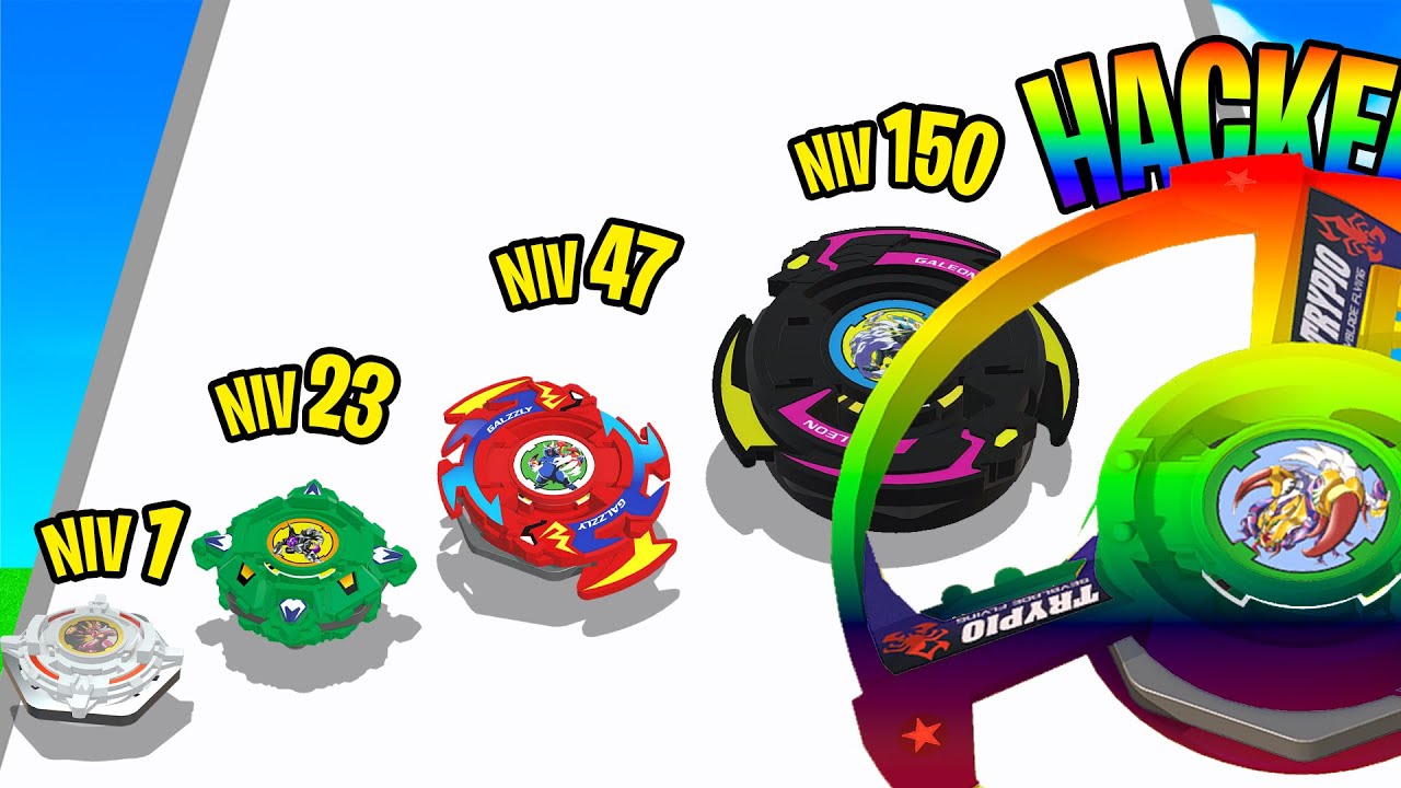 LA MEILLEURE ÉVOLUTION DE TOUPIES BEYBLADES ! (Spinner Up)