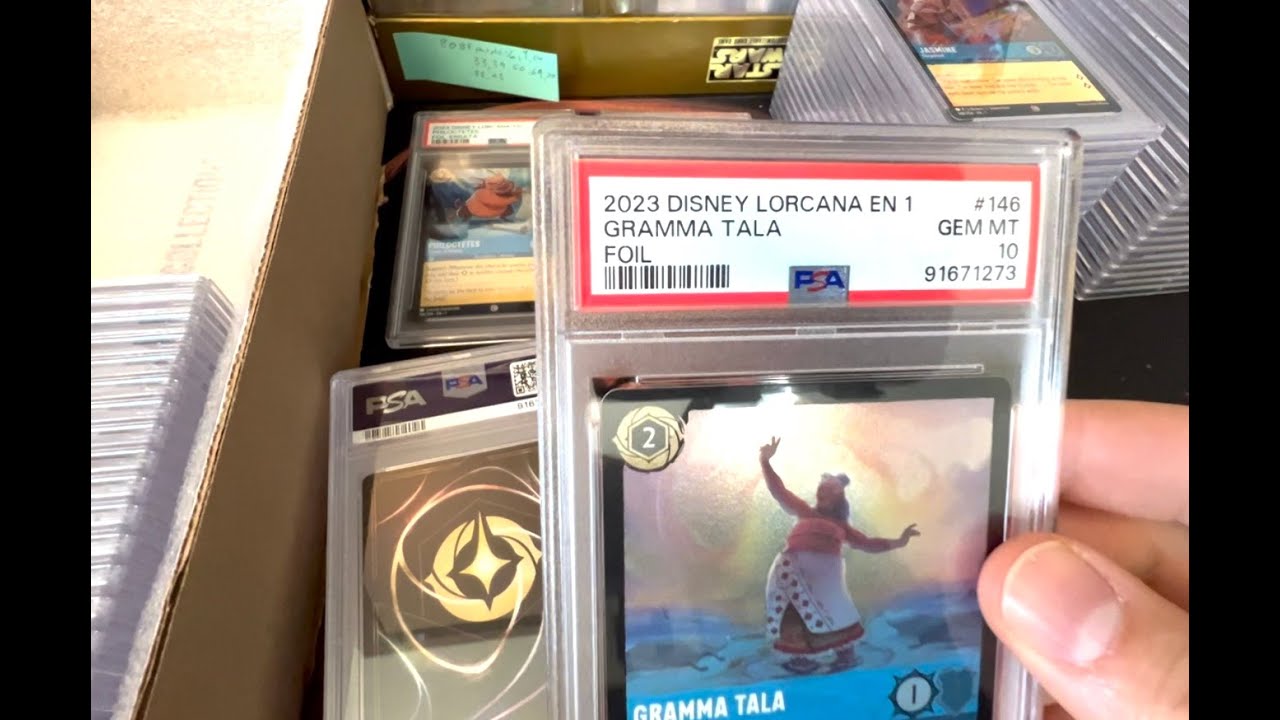 Disney Lorcana PSA Return 66 Slab Reveal! Gem Mint 10 everywhere!