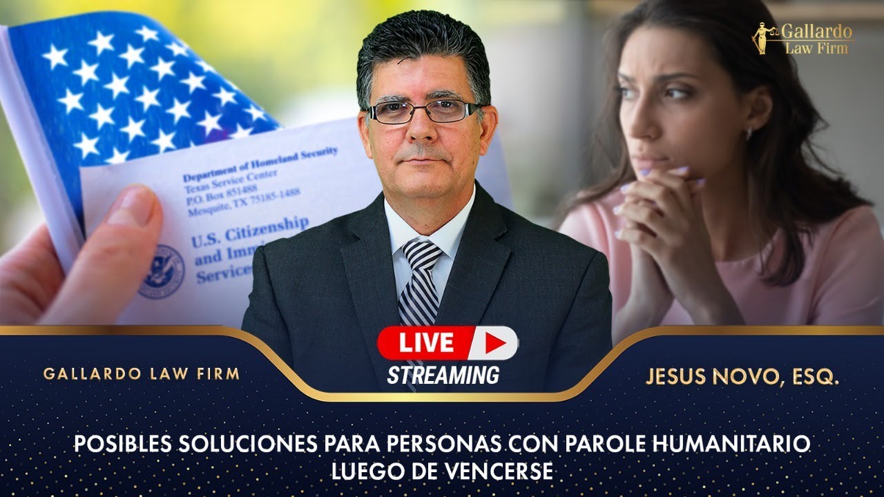 Posibles soluciones para personas con parole humanitario luego de vencerse.