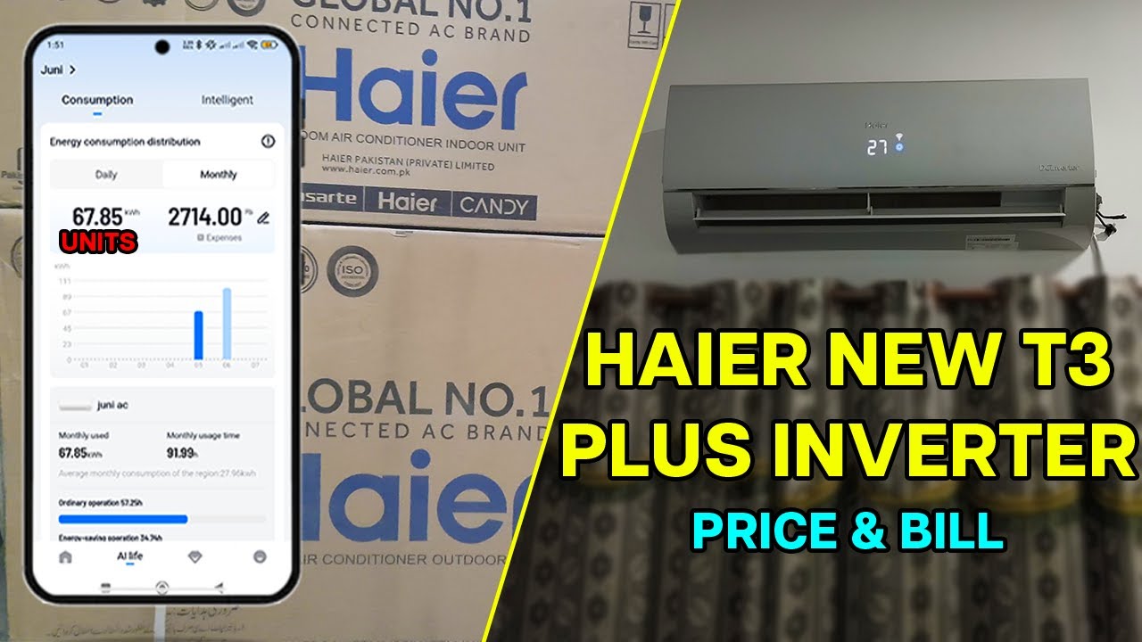 Haier New Ac T3 Plus Inverter 2025 (HSU-14HFTEX) | Part 1