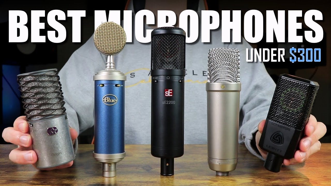 BEST MICROPHONES UNDER $300 (2021) - Rode NT1-A, Lewitt LCT 440 Pure, Aston Origin & Bluebird SL