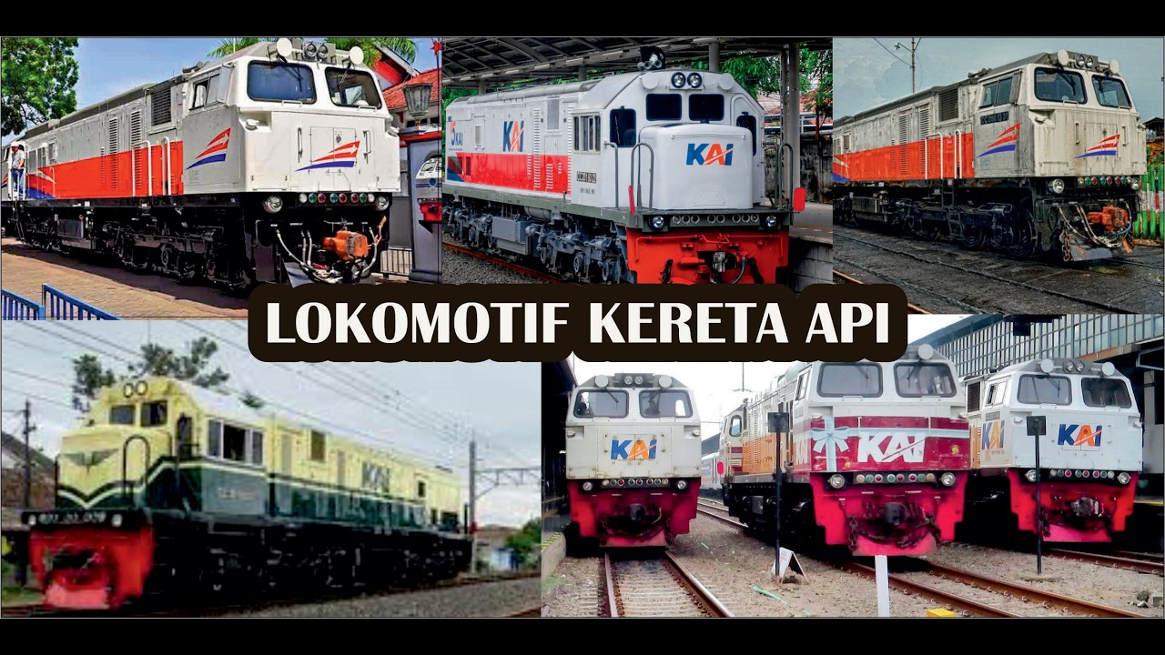 KERETA API PANJANG‼️MENEMUKAN 12 KERETA API MELINTAS DI DEKAT STASIUN SLAWI
