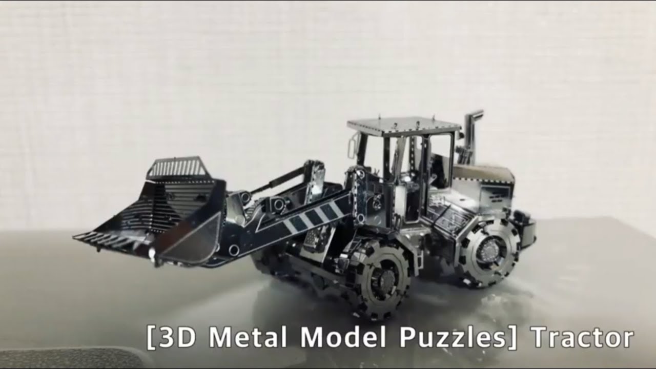 트랙터 만들기 (Tractor) [3D Metal Model Puzzles]