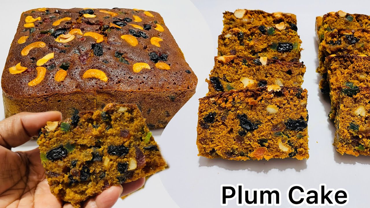 Bakery Style 1 Kg Moist & Rich Plum Cake Recipe with Tricks & Tips | Alcohol Free Plum Cake