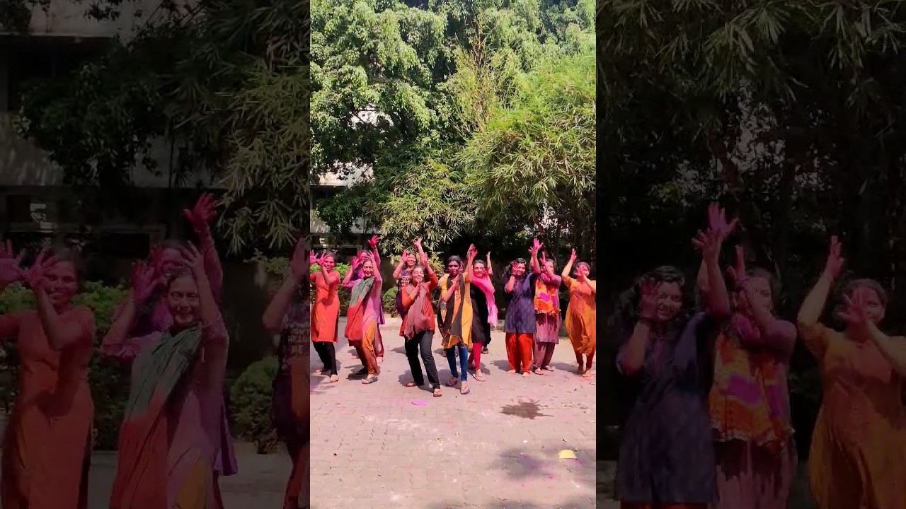 Society Ladies Holi Celebration | Reels | Shorts | Trending | Viral Video | 2023 | Women Fun Masti